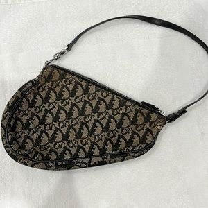 vintage Christian Dior saddle bag